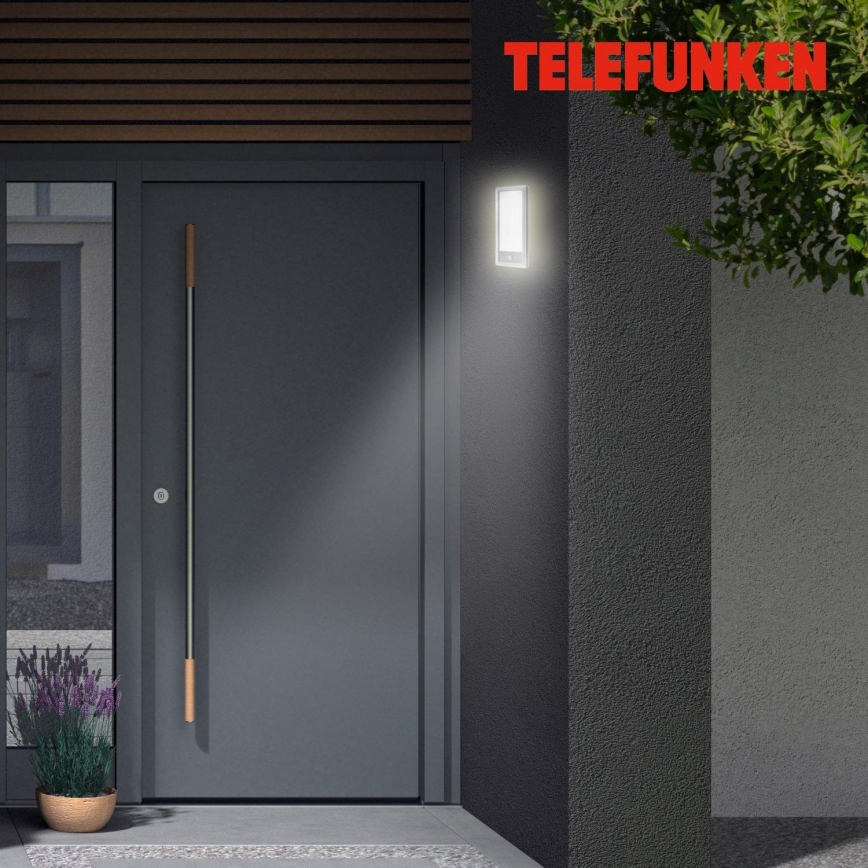 Telefunken 313904TF - LED Ulkovalo anturilla LED/16W/230V IP44