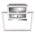 Telefunken 318608TF - LED-kattovalaisin anturilla FRAME LED/17W/230V 3000K mattakromi