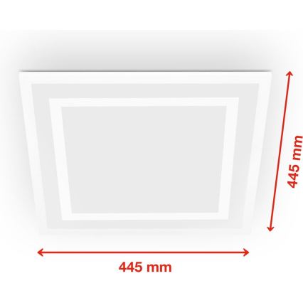 Telefunken 318806TF - himmennettävä LED RGBW kattovalaisin LED/24W/230V 3000-6500K + kaukosäädin