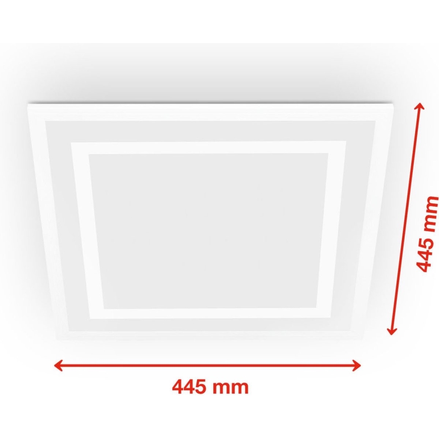 Telefunken 318806TF - himmennettävä LED RGBW kattovalaisin LED/24W/230V 3000-6500K + kaukosäädin