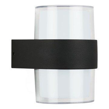 Telefunken 320405TF - LED-ulkoseinävalaisin 2xLED/8W/230V IP44 musta