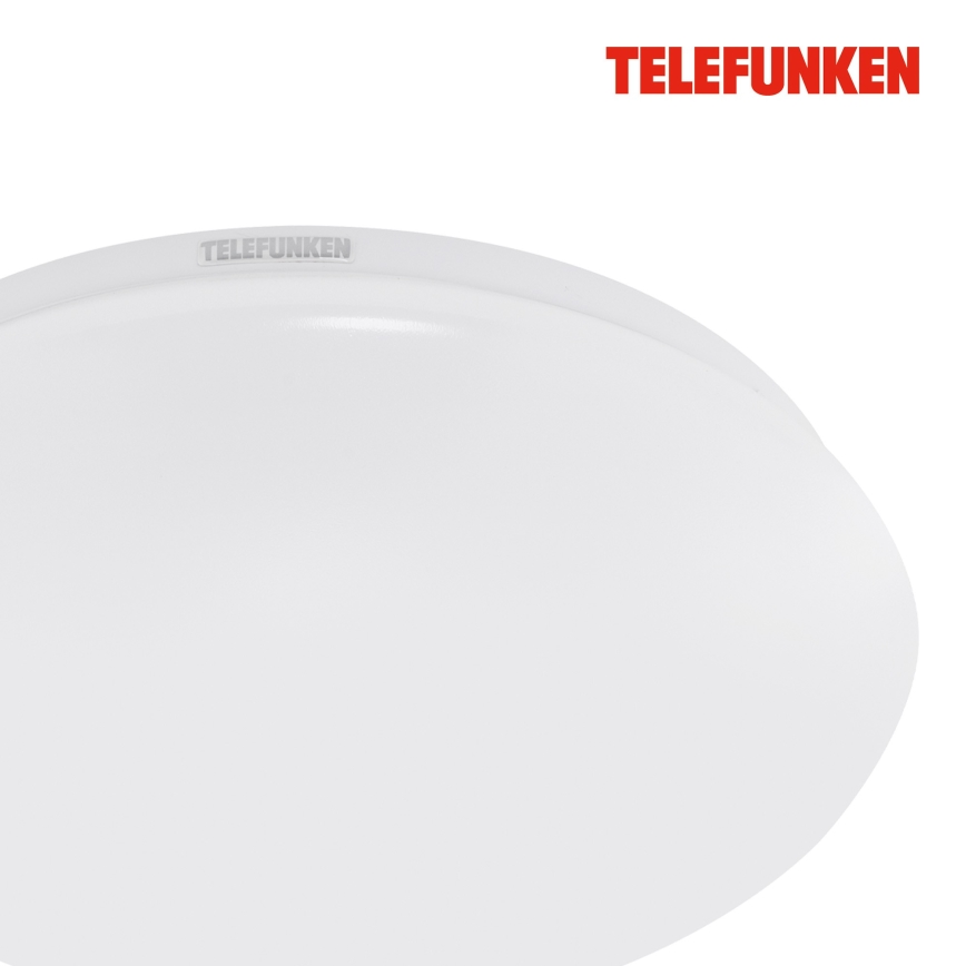 Telefunken 601206TF - LED-kattovalaisin kylpyhuoneeseen anturilla LED/15W/230V IP44 halkaisija 28 cm