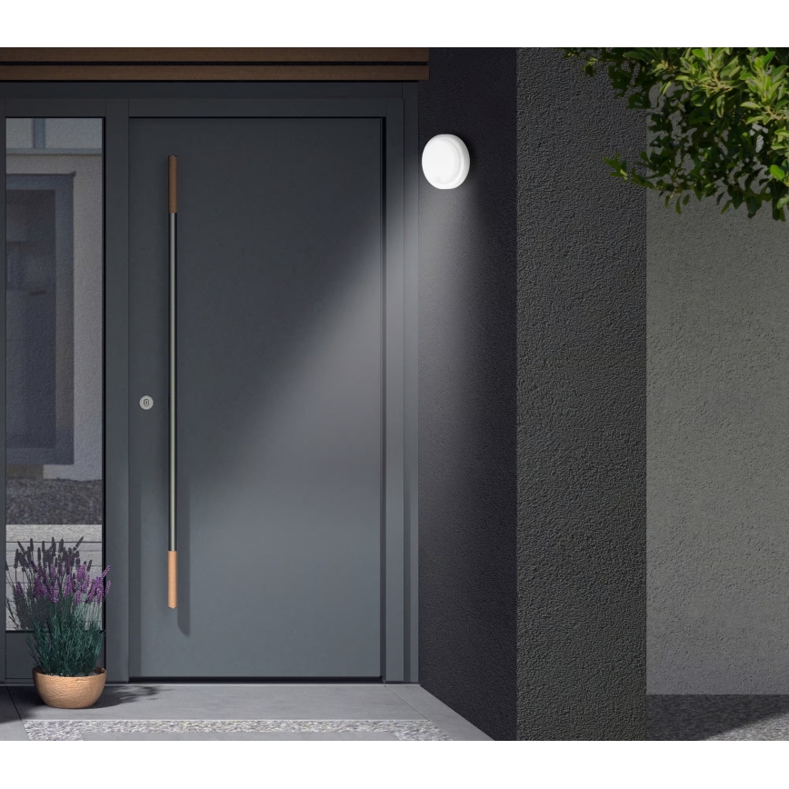 Telefunken - LED-ulkoseinävalaisin hämärä- ja liiketunnistimella LED/12W/230V IP44 valkoinen