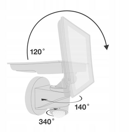 Telefunken - LED-valonheitin liiketunnistimella LED/20W/230V