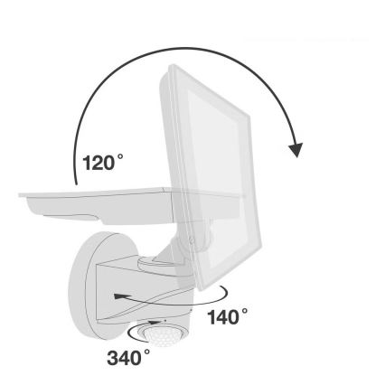 Telefunken - LED-valonheitin liiketunnistimella LED/20W/230V