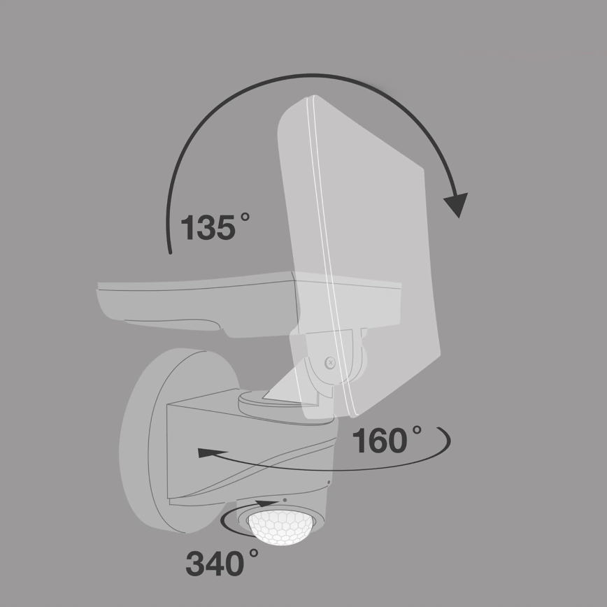 Telefunken - LED-valonheitin sensorilla LED/16W/230V