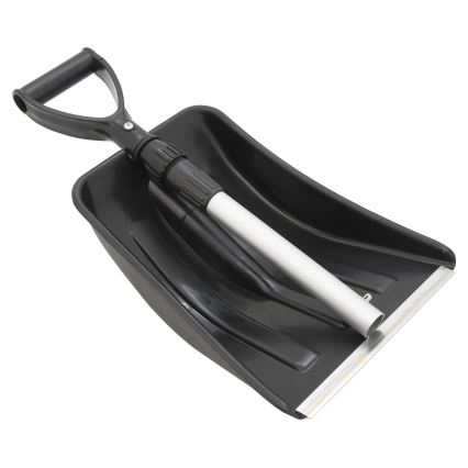 Teleskooppi lumilapio musta/harmaa