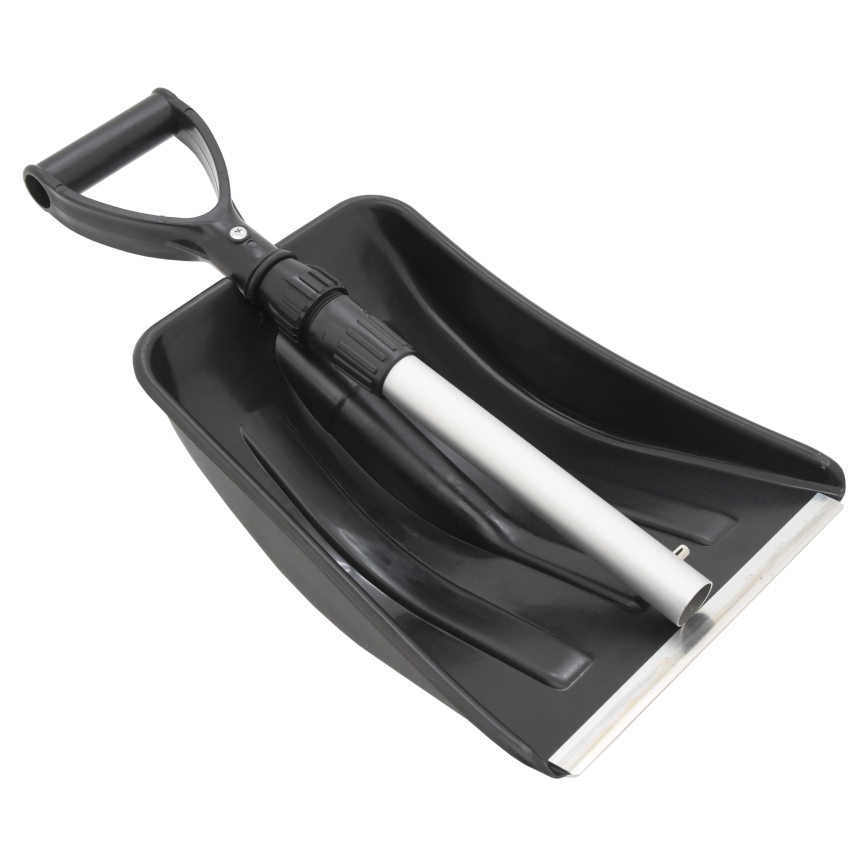 Teleskooppi lumilapio musta/harmaa