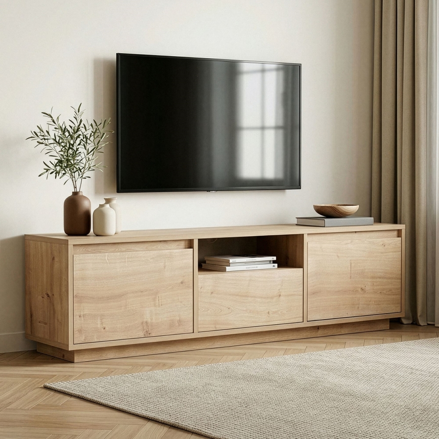Televisiotaso KREDE 160x30 cm tammi