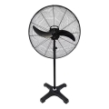 Teollinen jalustatuuletin 115 W/230 V, Ø 66 cm, musta