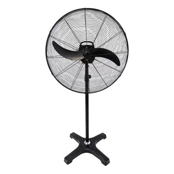 Teollinen jalustatuuletin 115 W/230 V, Ø 66 cm, musta