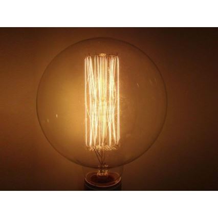 Teollinen koristeellinen himmennettävä polttimo SELRED G125 E27/60W/230V 3000K 120 lm
