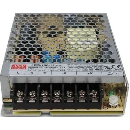 Teollisuuslähde 100W/12V/230V