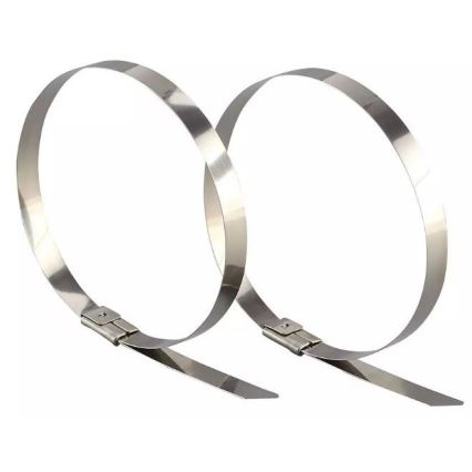 Teräksinen taittohihna 4,6x250mm 100kpl teräs