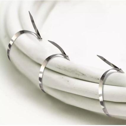 Teräksinen taittohihna 4,6x250mm 100kpl teräs