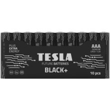 Tesla Batteries - 10 kpl Alkaliparisto AAA BLACK+ 1,5V