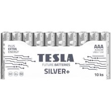 Tesla Batteries - 10 kpl Alkaliparisto AAA SILVER+ 1,5V