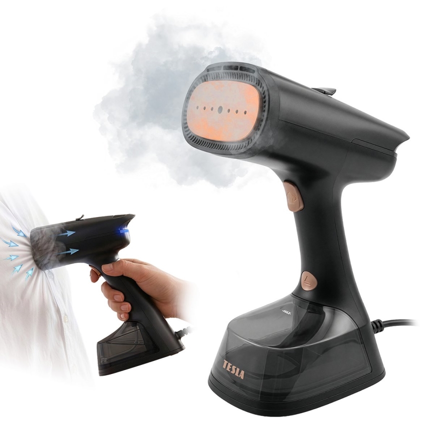 TESLA Electronics AeroGrip - Vaatehöyrystin 2-in-1 1400W/230V