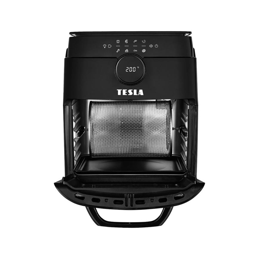 TESLA Electronics AirCook & Grill - Älykäs monitoiminen digitaalinen kuumailmapaistinu 12 l 1800W/230V Wi-Fi