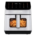 TESLA Electronics AirCook - Kuumailmafriteeraus 6,5 l 2100 W/230 V mattakromi/musta