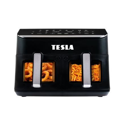 TESLA Electronics AirCook - Monitoiminen kaksoisdigitaalinen kuumailmapaistinu 9 l 2400W/230V