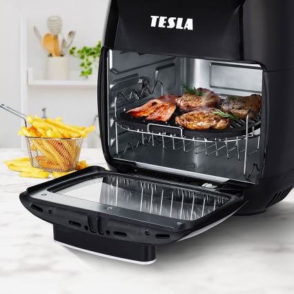 TESLA Electronics AirCook - Monitoiminen digitaalinen Air fryer 11 l 2000W/230V