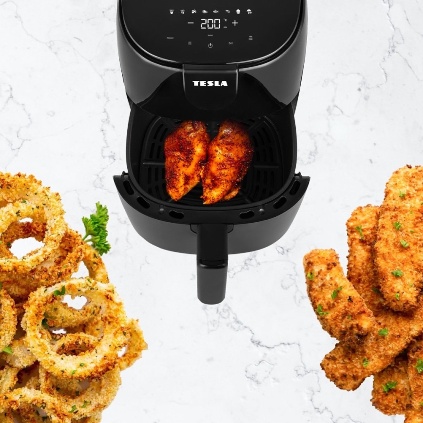 TESLA Electronics AirCook - Monitoiminen digitaalinen Air fryer 4 l 1500W/230V