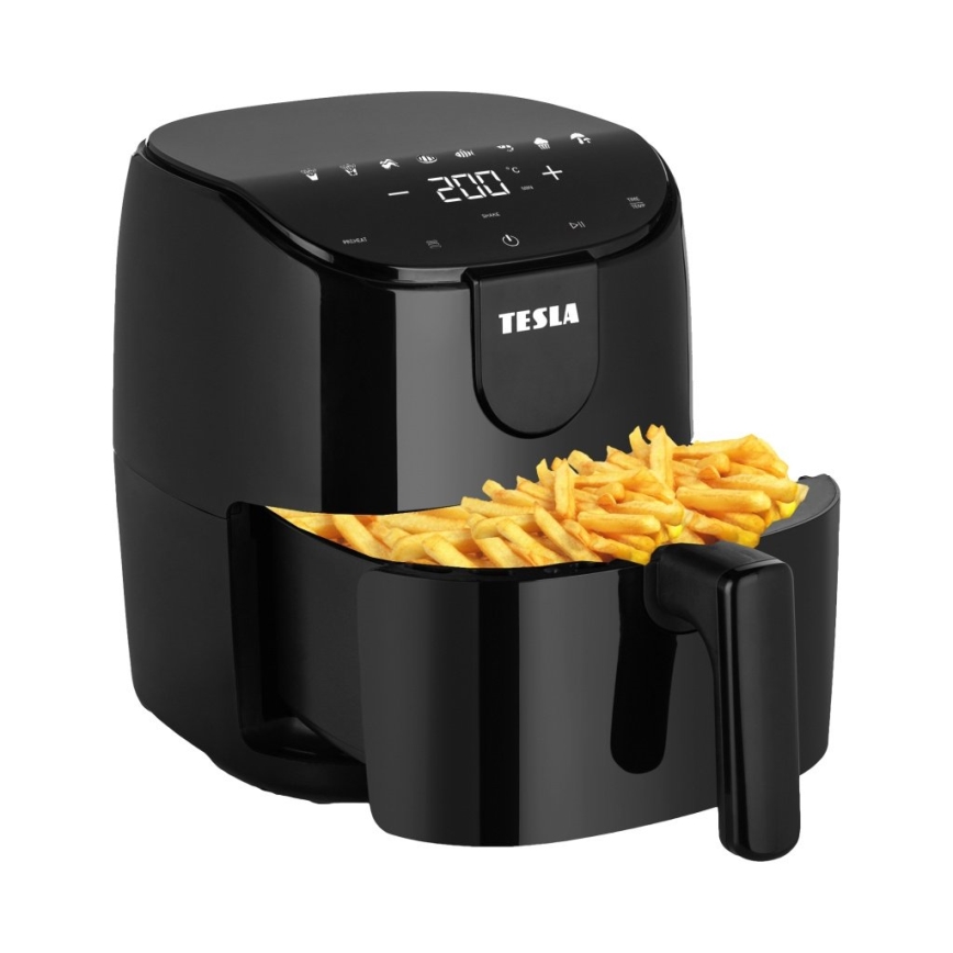 TESLA Electronics AirCook - Monitoiminen digitaalinen Air fryer 4 l 1500W/230V