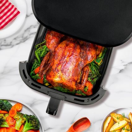 TESLA Electronics AirCook - Monitoiminen digitaalinen Air fryer 7 l 1600W/230V