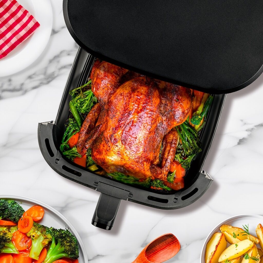 TESLA Electronics AirCook - Monitoiminen digitaalinen Air fryer 7 l 1600W/230V