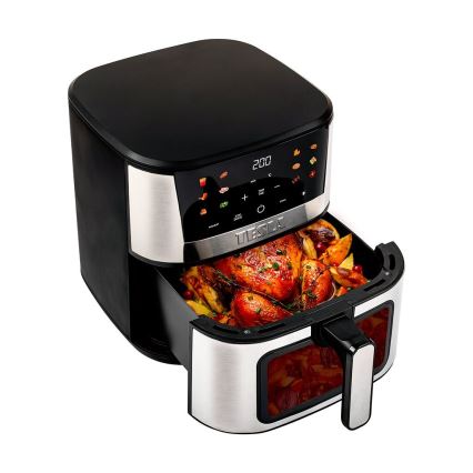 TESLA Electronics AirCook - Monitoiminen digitaalinen Air fryer 7 l 1600W/230V
