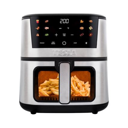 TESLA Electronics AirCook - Monitoiminen digitaalinen Air fryer 7 l 1600W/230V