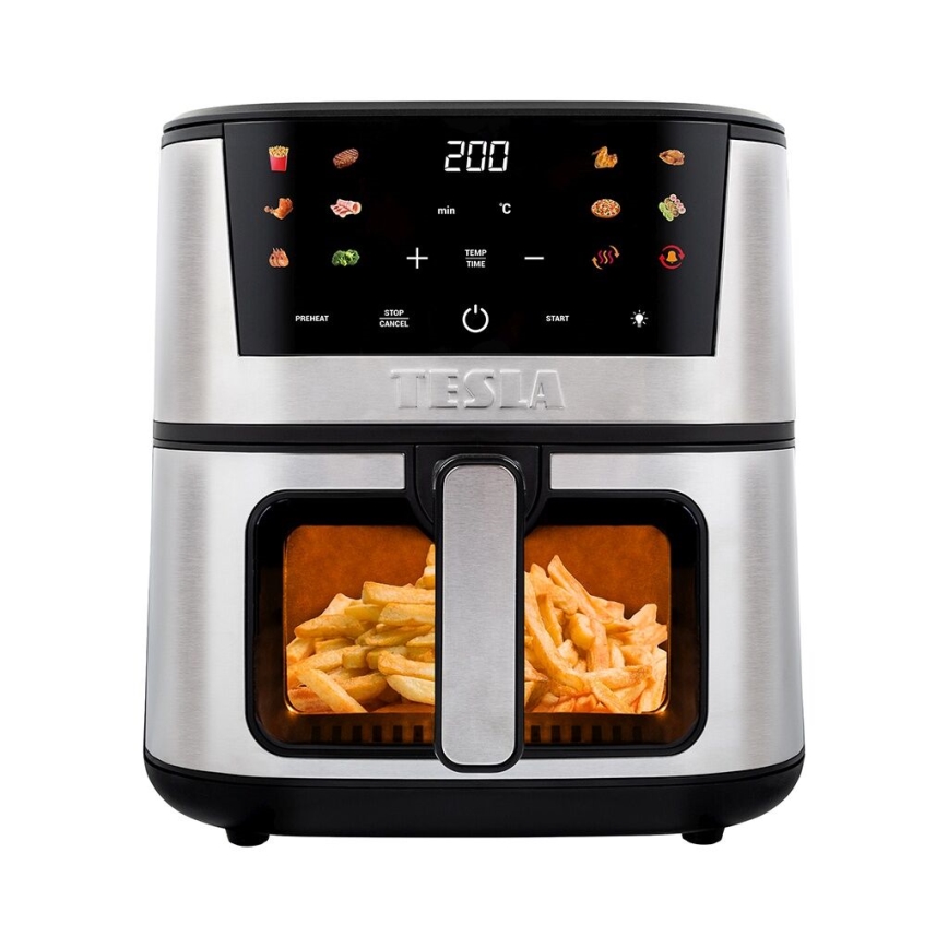 TESLA Electronics AirCook - Monitoiminen digitaalinen Air fryer 7 l 1600W/230V