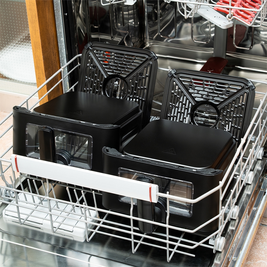 TESLA Electronics AirCook - Monitoiminen digitaalinen ilmakypsennin 11 l 2800W/230V musta