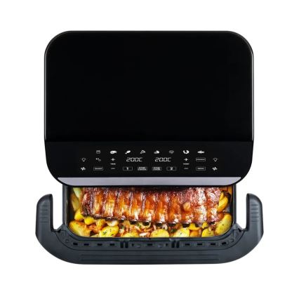 TESLA Electronics AirCook - Monitoiminen kaksoisdigitaalinen kuumailmapaistinu 10 l 2400W/230V