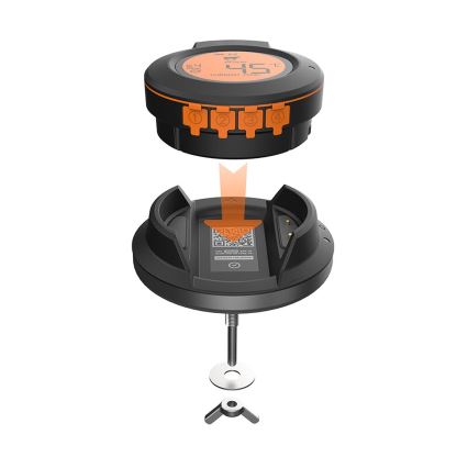 TESLA Electronics Cook - Digitaalinen lihalämpömittari sondilla 0-400 °C 2xAA IP65