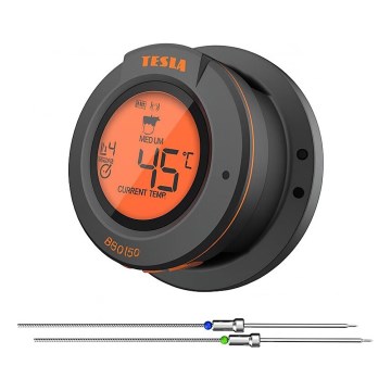 TESLA Electronics Cook - Digitaalinen lihalämpömittari sondilla 0-400 °C 2xAA IP65