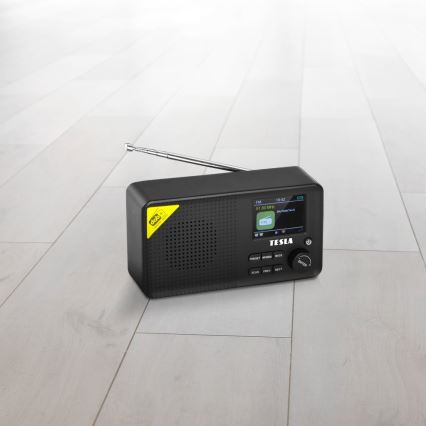 TESLA Electronics - DAB+ FM-radio 5W/4000 mAh musta