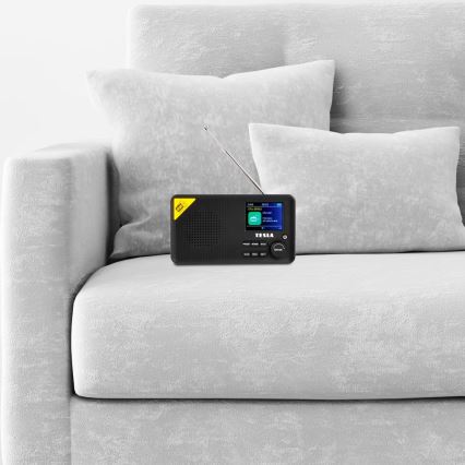 TESLA Electronics - DAB+ FM-radio 5W/4000 mAh musta