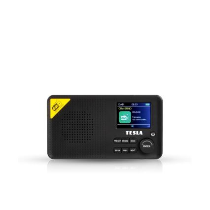 TESLA Electronics - DAB+ FM-radio 5W/4000 mAh musta