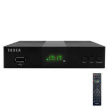 TESLA Electronics - DVB-T2 H.265 (HEVC) vastaanotin 2xAAA + kauko-ohjaus