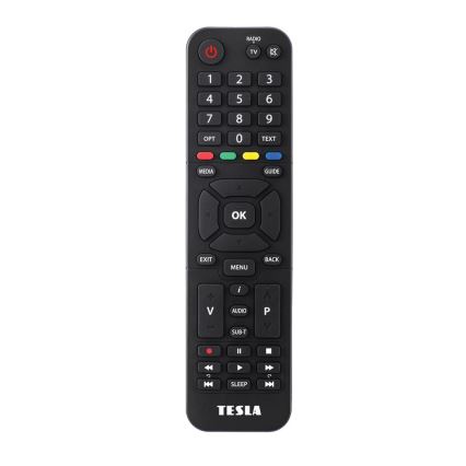 TESLA Electronics - DVB-T2 H.265 (HEVC) -vastaanotin, HbbTV-tuki, 12 V + kaukosäädin