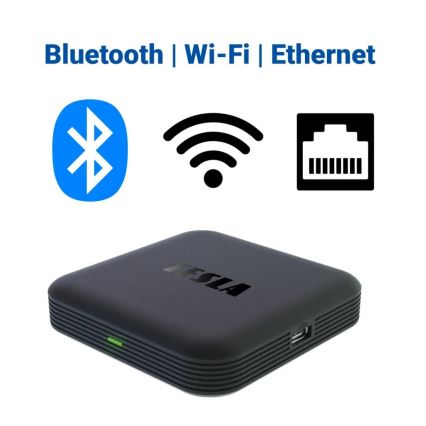 TESLA Electronics MediaBox - UHD multimediatoistinta Wi-Fi-yhteydellä + kaukosäädin