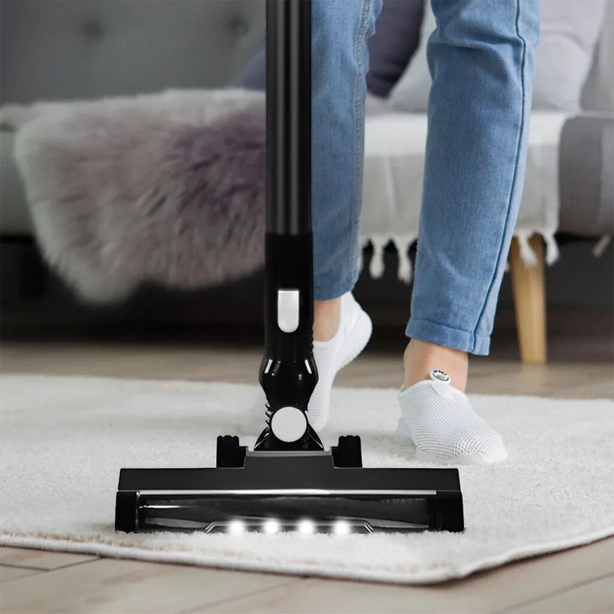 TESLA Electronics PureStar - Joustava langaton 2-in-1 varsi-imuri 150W/2200 mAh musta