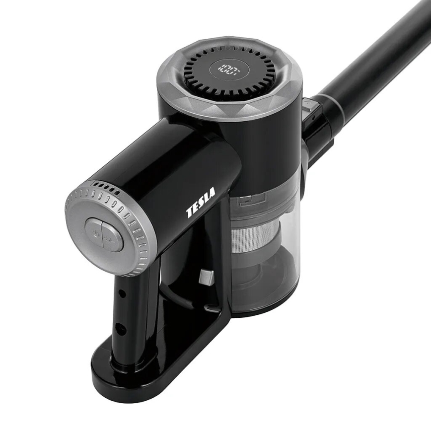 TESLA Electronics PureStar - Joustava langaton 2-in-1 varsi-imuri 150W/2200 mAh musta