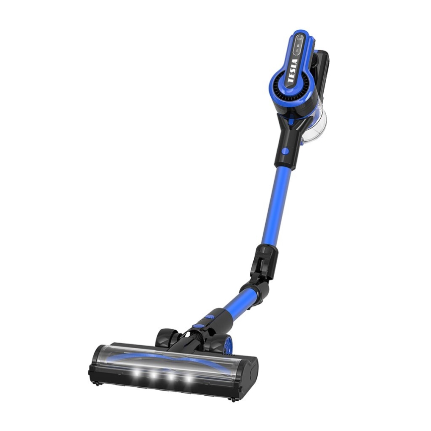 TESLA Electronics PureStar - Joustava langaton 3-in-1 tankosuodatinimuri 300W/2200 mAh musta/sininen