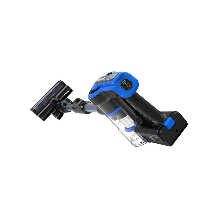 TESLA Electronics PureStar - Joustava langaton 3-in-1 tankosuodatinimuri 300W/2200 mAh musta/sininen