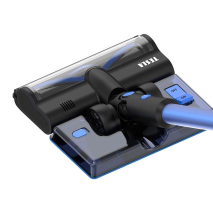 TESLA Electronics PureStar - Joustava langaton 3-in-1 tankosuodatinimuri 300W/2200 mAh musta/sininen