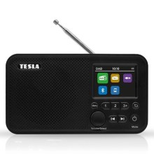 TESLA Electronics - Radio DAB+ FM 5W/1800 mAh musta