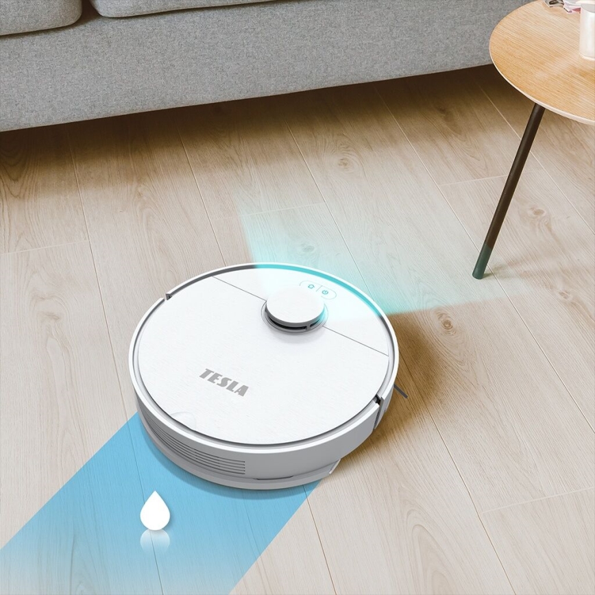 TESLA Electronics RoboStar - Älykäs 2-in-1 robotti-imuri 2550 mAh Wi-Fi valkoinen